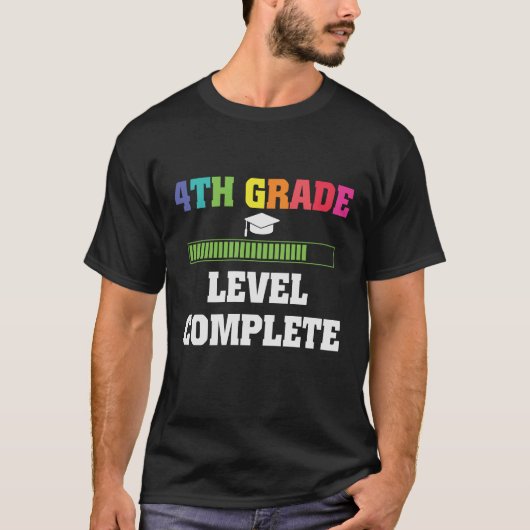 Cadeau voor afgestudeerde 4e klas t-shirt (Voorkant)