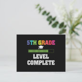 Cadeau voor afgestudeerde 5e klas briefkaart (Staand voorkant)