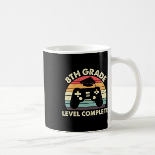 Cadeau voor afgestudeerde gamer per niveau voltooi koffiemok