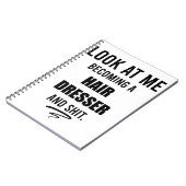 Cadeau Voor Afgestudeerde Kapper Kapper Cadeau Ide Notitieboek (Linkerzijde)