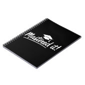 Cadeau voor afstuderen master Behaalde het Notitieboek (Linkerzijde)
