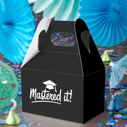 Cadeau voor afstuderen met masterdiploma Heeft het Bedankdoosjes (Feest)