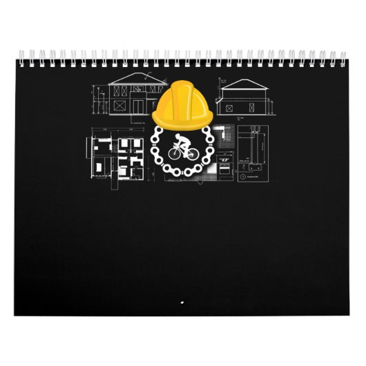 cadeau voor architectenfietsen en architectuur kalender (Hoes)