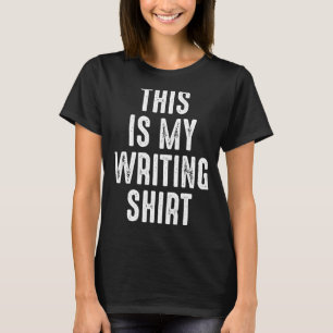 Cadeau voor auteurs en schrijvers Dit is mijn schr T-shirt