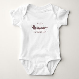 Cadeau voor babyfeestje Aankondiging van zwanger Romper
