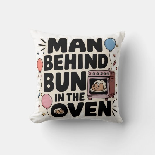 Cadeau voor babyfeestje kussen (Voorkant)