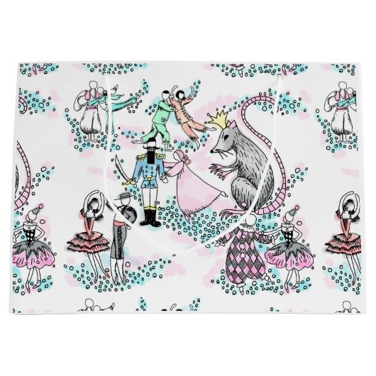 cadeau voor balletpottentas groot cadeauzakje (Voorkant)