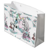 cadeau voor balletpottentas groot cadeauzakje (Achterkant Gekanteld)