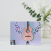 Cadeau voor basgitarist briefkaart (Staand voorkant)