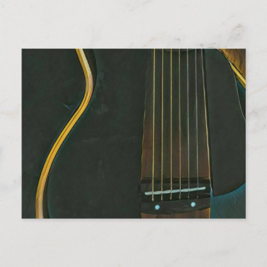 Cadeau voor bassist briefkaart (Voorkant)