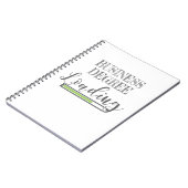 Cadeau voor bedrijfsschoolstudent Bedrijfsdiploma  Notitieboek (Linkerzijde)