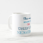 Cadeau voor beste Buur Koffiemok (Voorkant links)