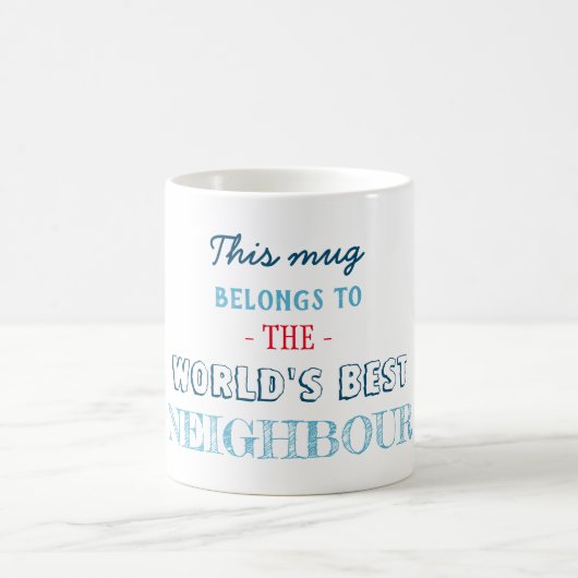 Cadeau voor beste Buur Koffiemok (Center)