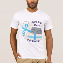 Cadeau voor Beste Cat Daddy T-shirt Mannen`s met k