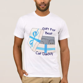 Cadeau voor Beste Cat Daddy T-shirt Mannen`s met k