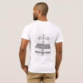 Cadeau voor Beste Cat Daddy T-shirt Mannen`s met k (Achterkant volledig)