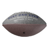 Cadeau voor beste pap ooit rustic 3 fotocollage american football (Gedraaid 270)