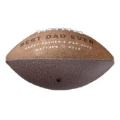 Cadeau voor beste pap ooit rustic 3 fotocollage american football (Gedraaid 270)