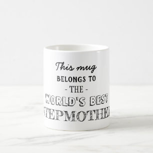 Cadeau voor beste stiefmoeder koffiemok