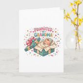 Cadeau voor bevordering tot oma kaart (Gele Bloem)