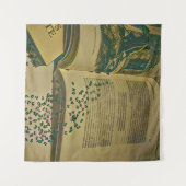 Cadeau voor bibliotheekliefhebber wandkleed (Voorkant (horizontaal))