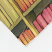 Cadeau voor bibliotheekliefhebbers fleece deken (Hoek)