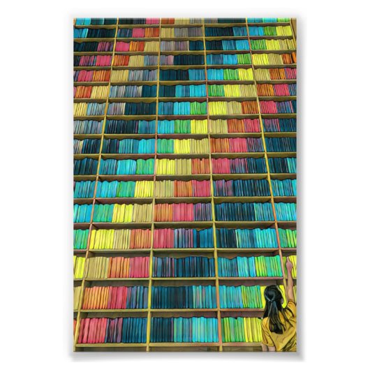 Cadeau voor bibliotheekliefhebbers foto afdruk (Voorkant)