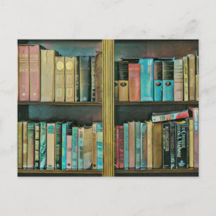 Cadeau voor boekenliefhebbers briefkaart