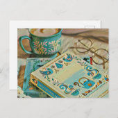 Cadeau voor boekenliefhebbers briefkaart (Voorkant / Achterkant)