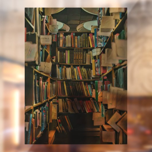  cadeau voor boekliefhebbers raamsticker (Vel 2)