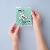 Cadeau voor bowlingliefhebber, grappig cadeau voor flyer (Hand)