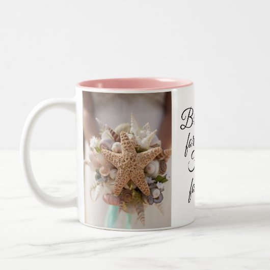 cadeau voor Bridesmaid Tweekleurige Koffiemok (Links)