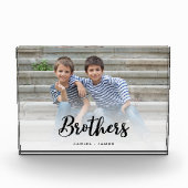 Cadeau voor broers Foto Keepsake (Voorkant)