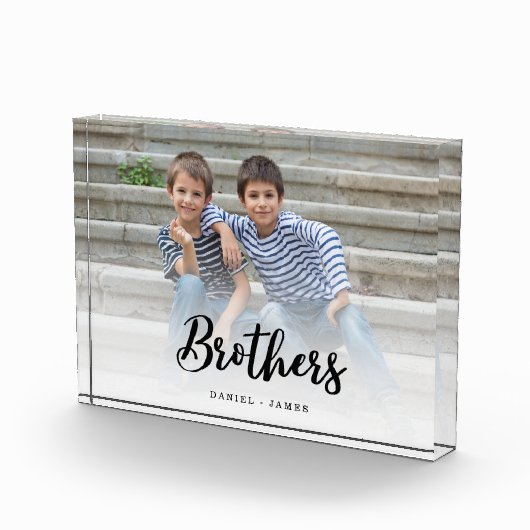 Cadeau voor broers Foto Keepsake (Rechts)