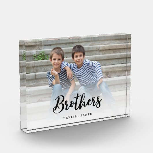 Cadeau voor broers Foto Keepsake (Links)