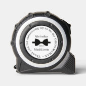 Cadeau voor bruidsjonkers die het goed doen rolmaat (Voorkant)