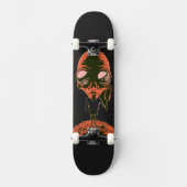 Cadeau voor buitenruimte grappige alien melkweglie persoonlijk skateboard (Voorkant)