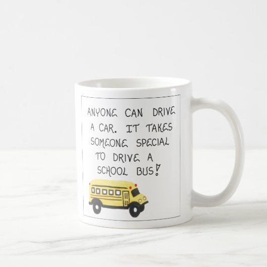 Cadeau voor Bus Driver Mok - Schoolbus (Rechts)