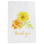 cadeau voor cadeau voor Waterverf-bruiloft Medium Cadeauzakje (Voorkant)