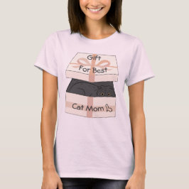Cadeau voor Cat Mom Vrouwen T-shirt