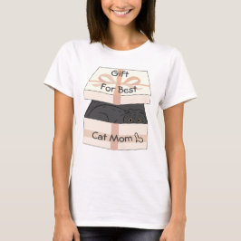 Cadeau voor Cat Mom Vrouwen T-shirt