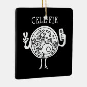 cadeau voor celfie science pun leraar biologie stu keramisch ornament (Rechts)