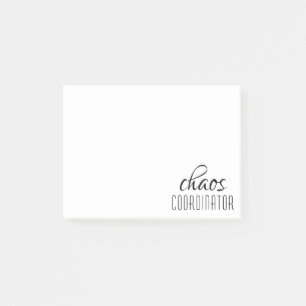 Cadeau voor Chaos Coördinator met humor voor kanto Post-it® Notes