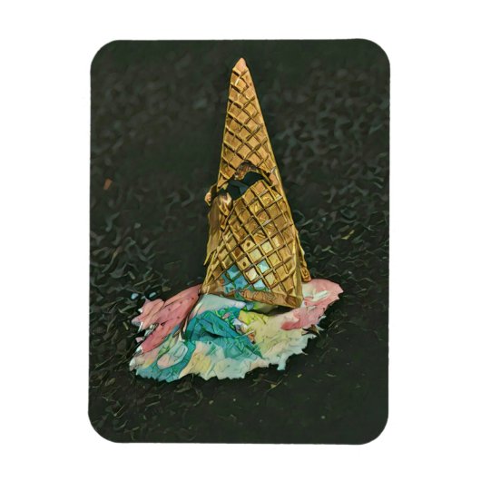 cadeau voor chocolade-ijs magneet (Verticaal)