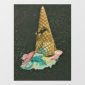 cadeau voor chocolade-ijs raamsticker (Vel)