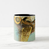 cadeau voor chocolade-ijs tweekleurige koffiemok (Center)