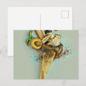 Cadeau voor chocolade ijsliefhebber briefkaart (Voorkant / Achterkant)