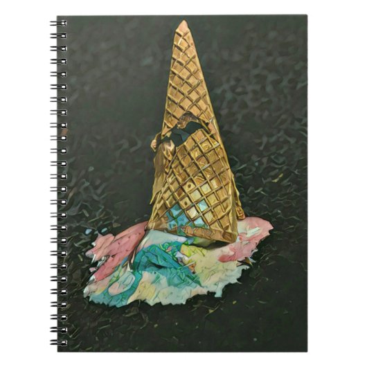 Cadeau voor chocolade ijsliefhebber notitieboek (Voorkant)
