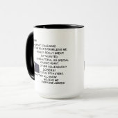 Cadeau voor Collega custom Trump, Humorous Trump Mok (Voorkant links)