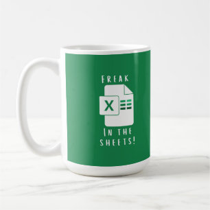 Cadeau voor collega - Freak in de lakens Koffiemok